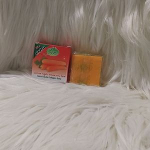 carrot gluta collagen face soap